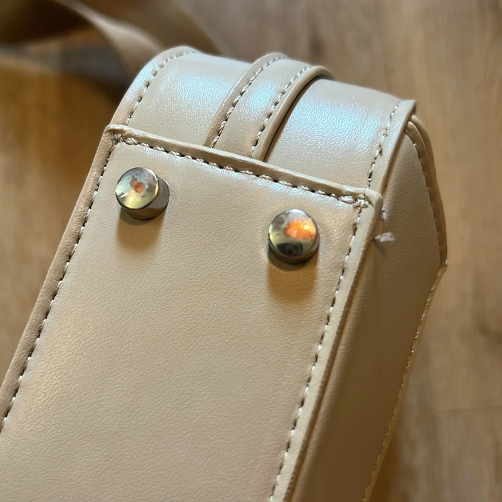 Zara cross body small tan purse
